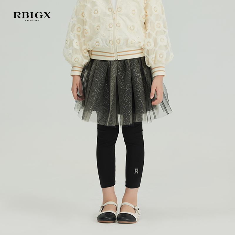RBIGX/瑞比克波点网纱半身裙