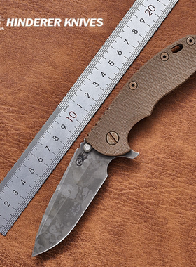 美国Hinderer辛德勒正品XM18-3.5手工BPU户外便携收藏限量户折刀