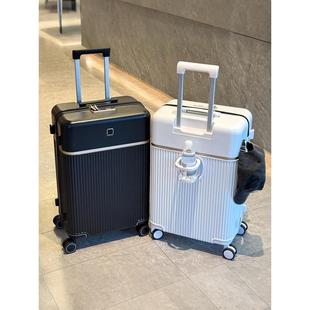 主动派行李箱大容量登机箱旅行箱男女拉杆箱拉链纯PC材质耐用结实