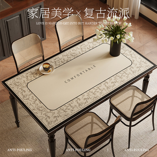 桌垫轻奢高级感防水防油桌布免洗茶几桌面保护垫隔热垫耐高温防烫