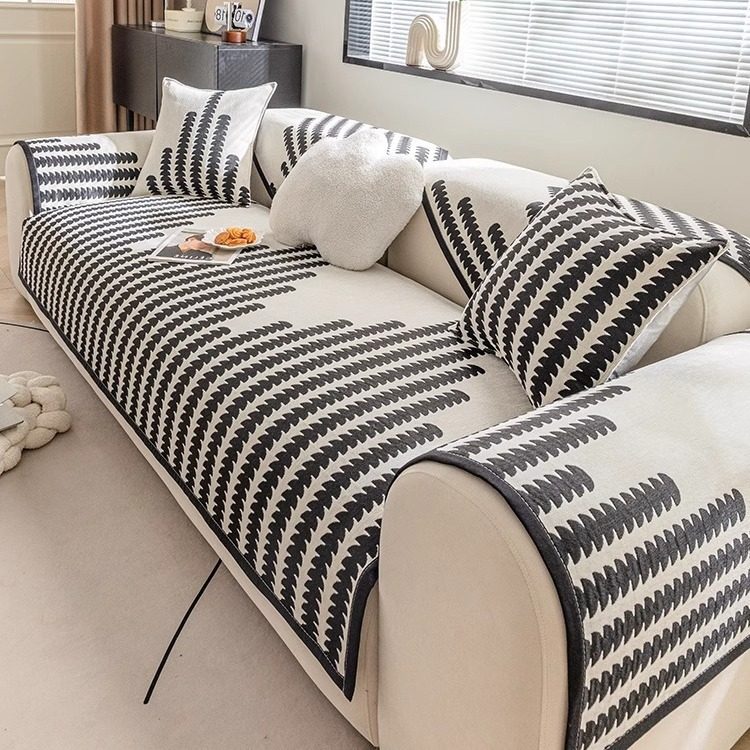 雪尼尔沙发垫四季通用2025新款防滑北欧轻奢高级感盖布座垫子,居家布艺,沙发垫,淘宝优惠券,粉丝福利购,淘宝优惠卷