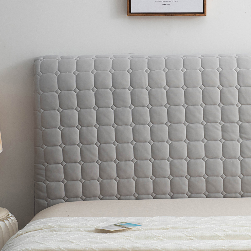 加厚床头罩软包床头套罩床头靠背防撞通用简约萬能防尘保护罩改造