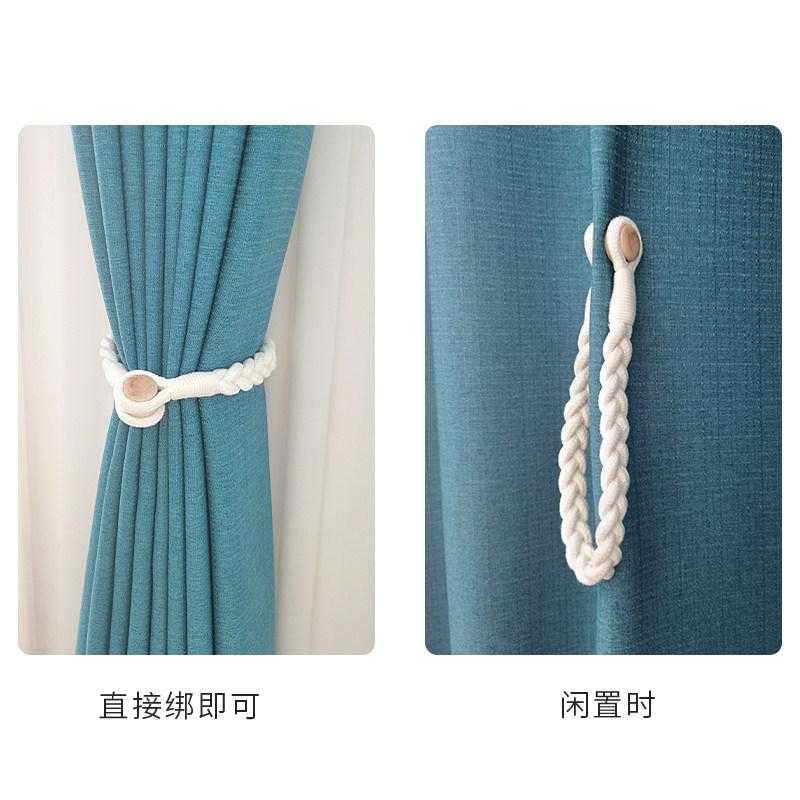 绑带绑饰扎束带日式磁吸绑带文艺麻绳纱帘配饰日式窗帘扣