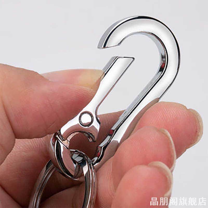 钥匙扣新款钥匙扣男女情侣无缝挂件极简大方带圈纯色个性简约加厚