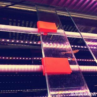 旋转悬挂式水管配件固定夹T8灯架鱼缸玻璃灯灯管壁挂夹子支架水