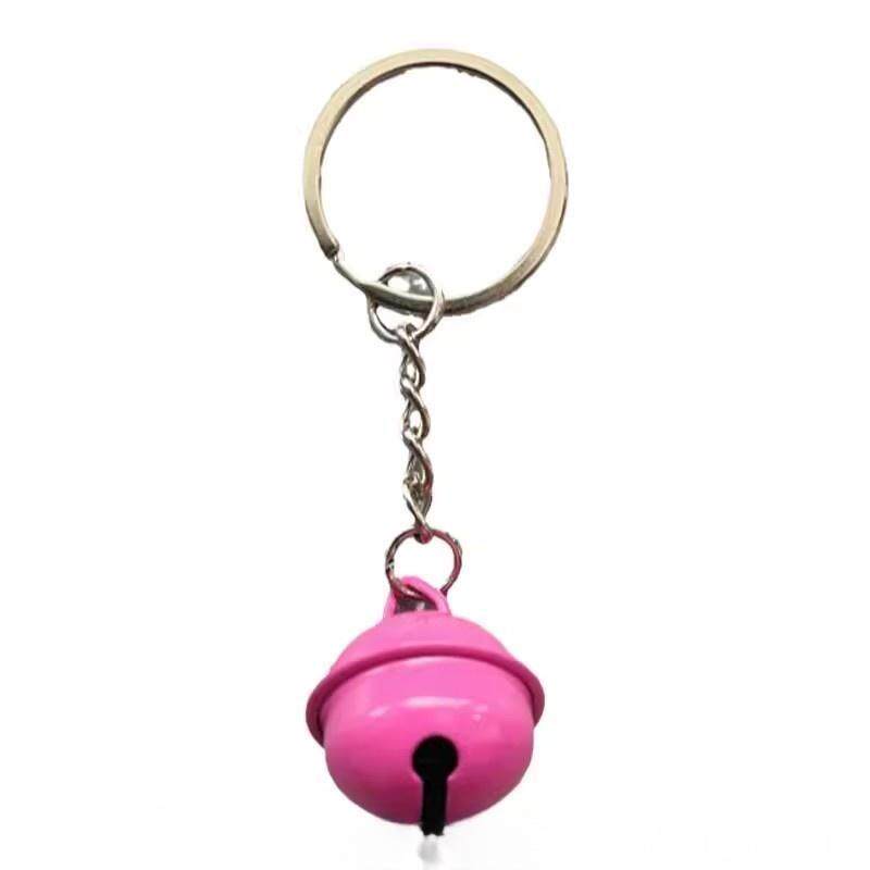 韩版卡通小熊兔子铜铃铛皮绳钥匙扣创意男女款汽车钥匙链包挂