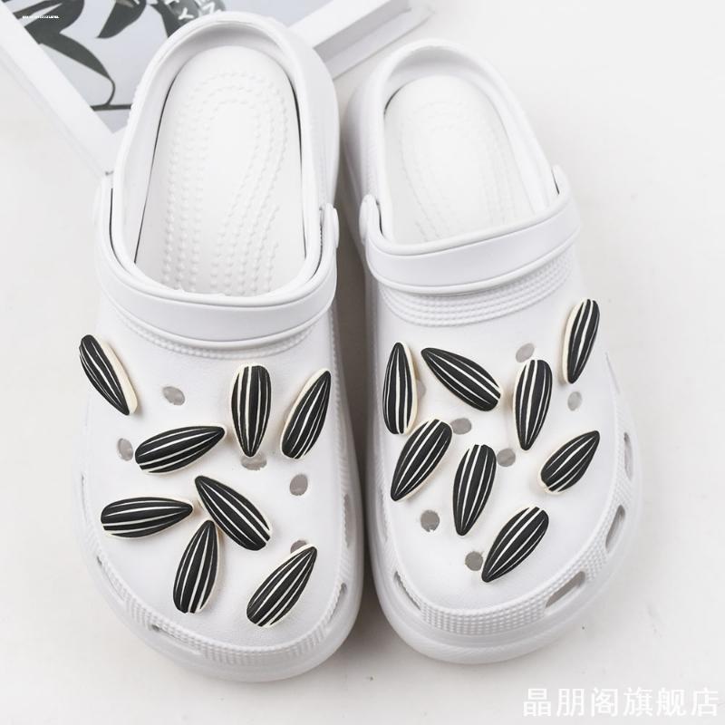 crocsdiy爆米花葵花籽适用立体鞋
