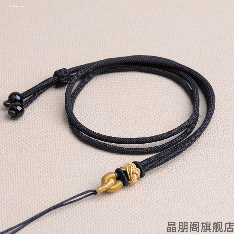 仿和田玉项链挂绳苹果珠