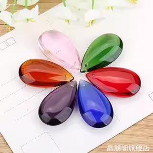 透明色圆光珠水晶珠帘散珠玻璃珠子diy手工材料风水门帘葫芦帘子