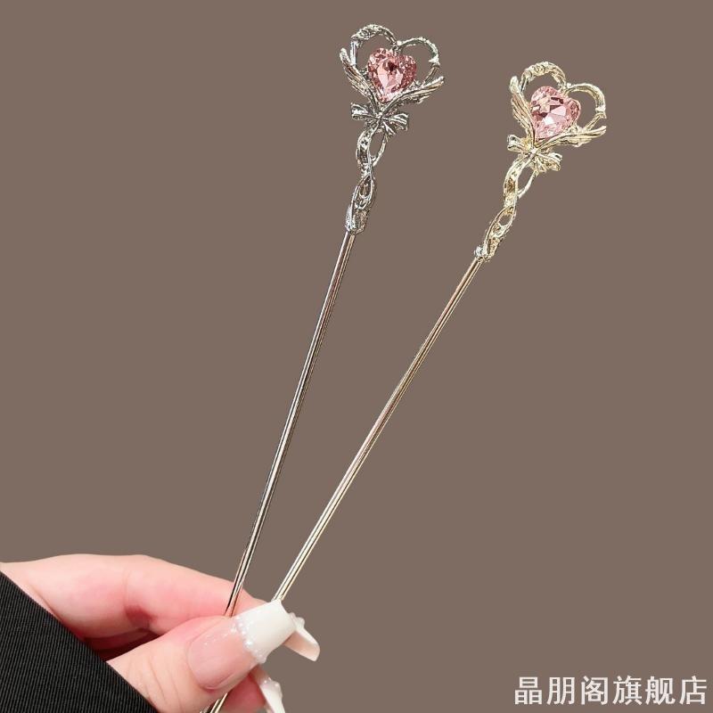 魔法棒发簪日系可爱少女心头饰2025新款发钗简约时尚小众盘发簪子