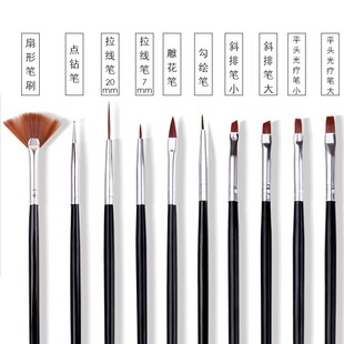 适用铸造浸泡描边模型上色面相笔彩绘雕花修复扫扫拼装绘画美甲