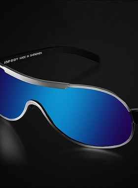 墨镜彩色摩托车连体偏光镜