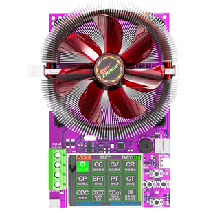 炬为wifi智能电池测试仪电瓶内阻容量检测仪电源老化放电子负载仪