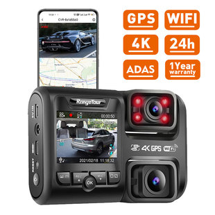 4K WiFi GPS Sony Dual Lens Car DVR Night Vision Cam Recorder