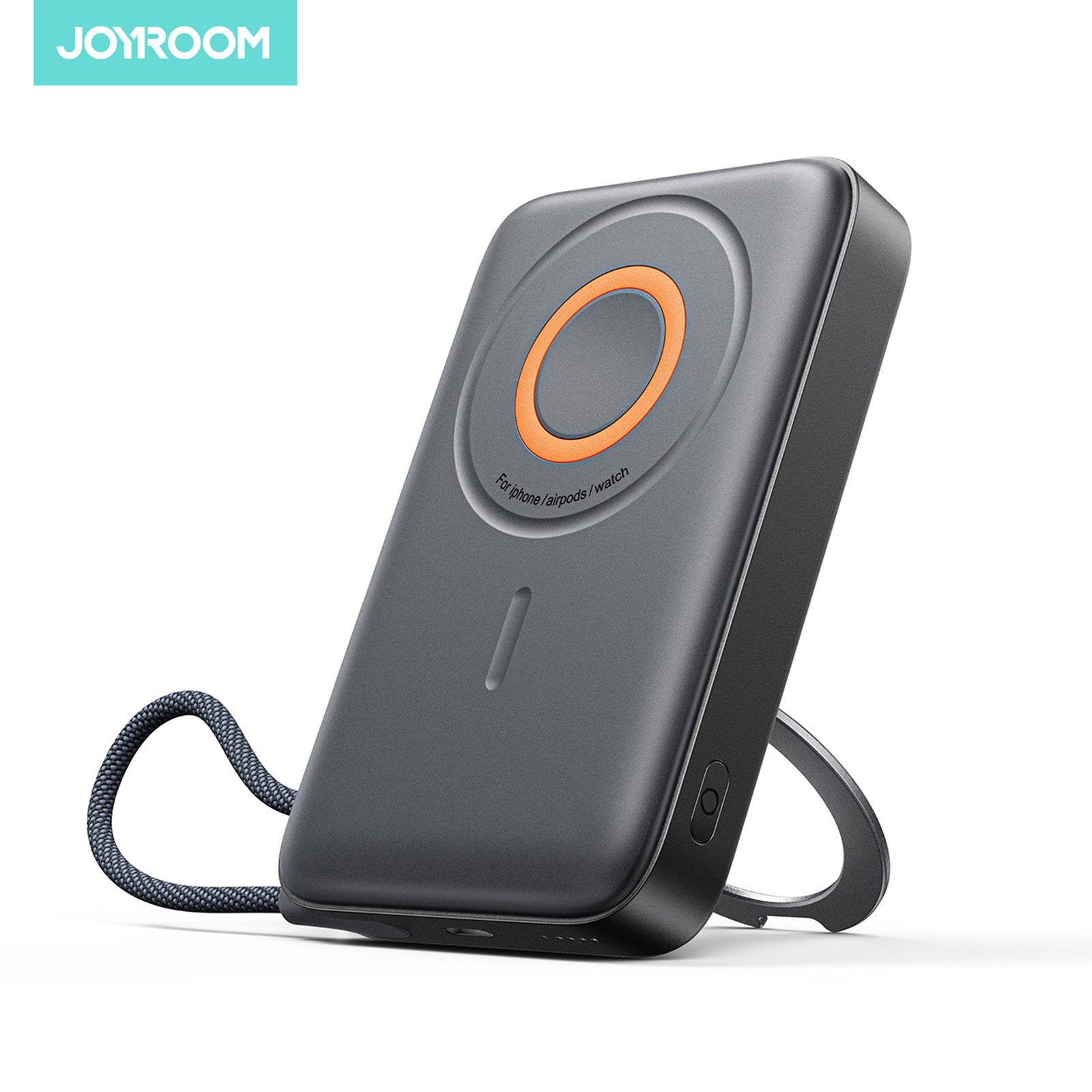 Power Bank 10000mah Portable Battery无线磁吸自带线充电宝快充