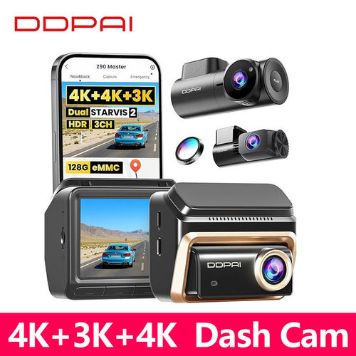 盯盯拍行车记录仪DDPAI Z90 Master 4K+4K Dash Cam DVR Recorder