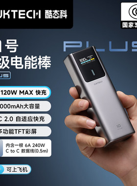 Cuktech No.10 Power Bank 15000mAh 120W Charging For Laptop