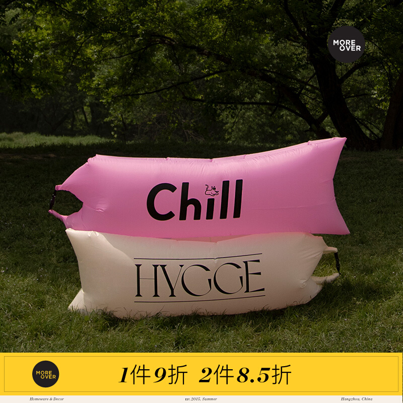 moreover户外懒人充气沙发便携式空气床垫露营野炊装备音乐节用品