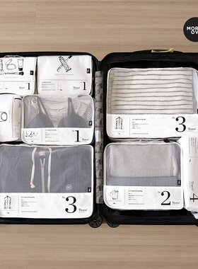 moreover旅行收纳袋行李箱整理包洗漱衣服鞋子内衣分装袋旅游出差