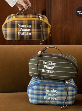 Moreover印象画家立体化妆包高颜值防水女大容量便携旅行收纳包