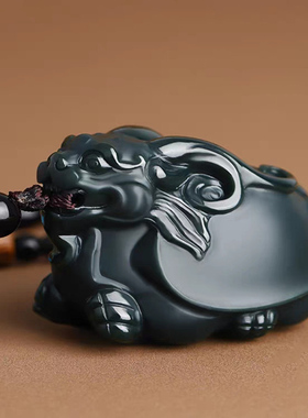 和田玉龙龟手把件男女士青玉龙龟