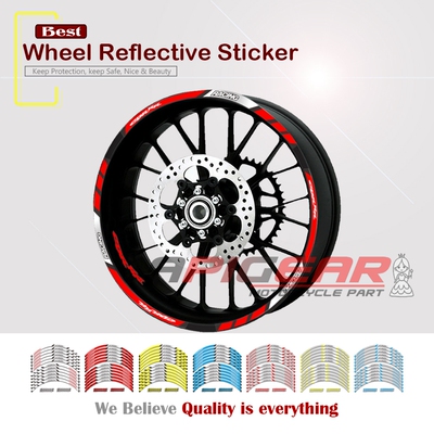 CBR250/500RR轮毂反光贴纸花本田