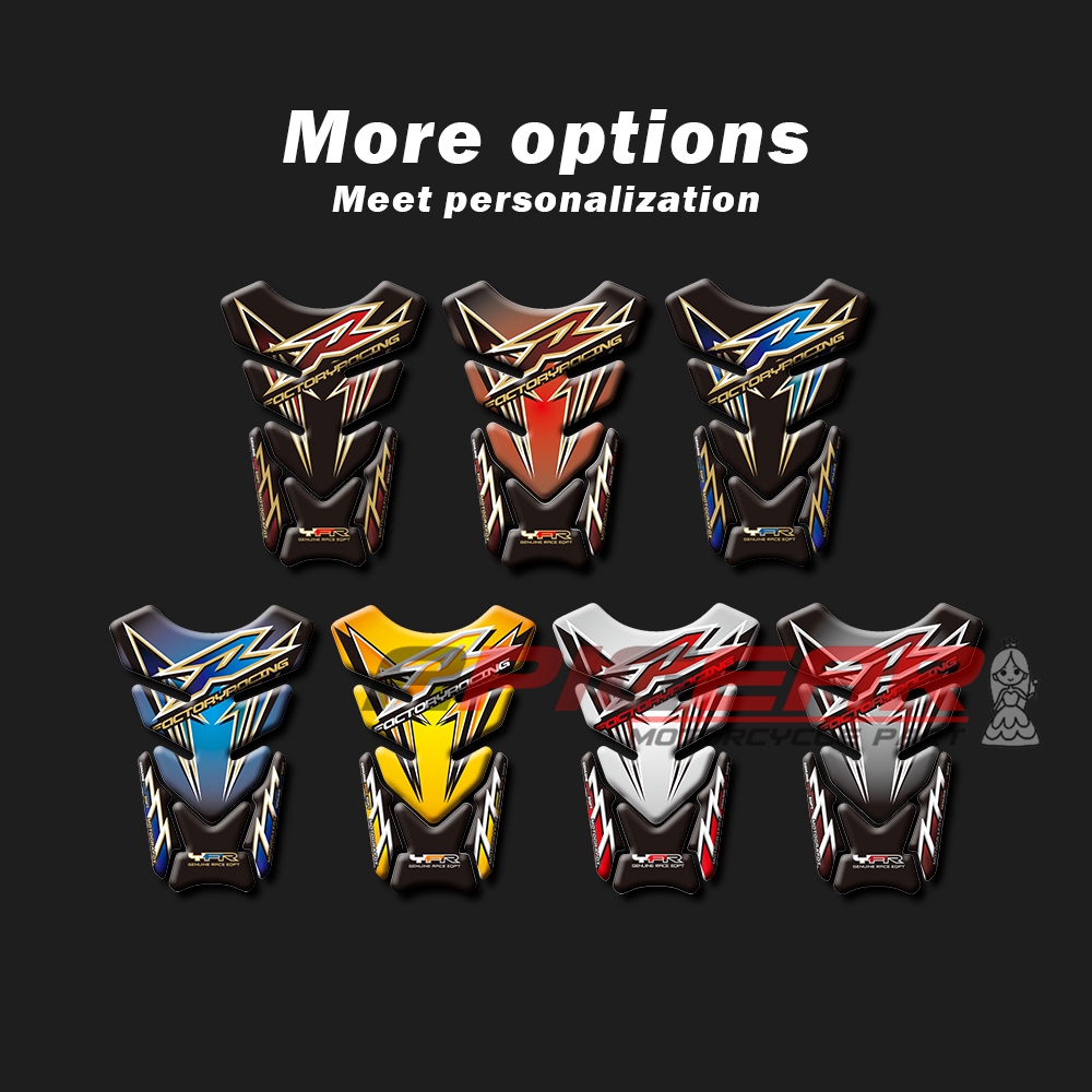 适用于雅马哈 YZF R1 R6摩托车改装装饰油箱贴纸保护贴膜鱼骨贴花