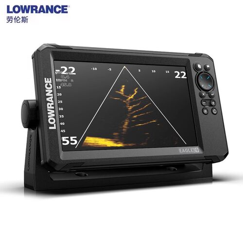 lowrance劳伦斯探鱼器新款Eagle Eye9鹰眼3D实时动态声呐高清探头