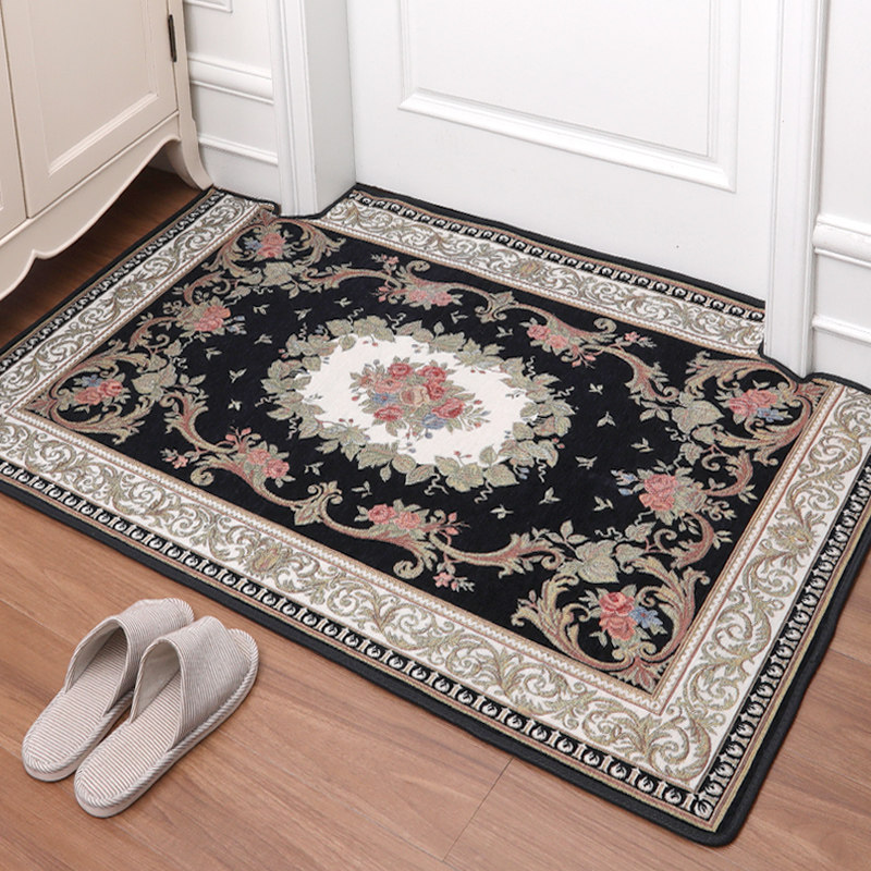 欧式进门地垫子玄关浴室脚垫门厅厨房客厅定做入户防滑地毯垫家用