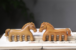 绿檀马按摩梳木梳子按摩梳头部经络梳宽五齿头梳防头皮按摩器头发