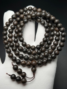 項(xiàng)鏈 越南芽莊螞蟻沉沉香手串0.8cm重約48克佛珠手鏈藥香男女士款