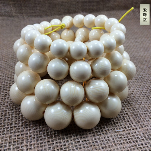 河马牙男女款108颗佛珠手链