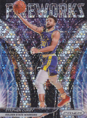 NBA球星卡Prizm2122特卡Fireworks凑套泡泡折#2史蒂芬库里
