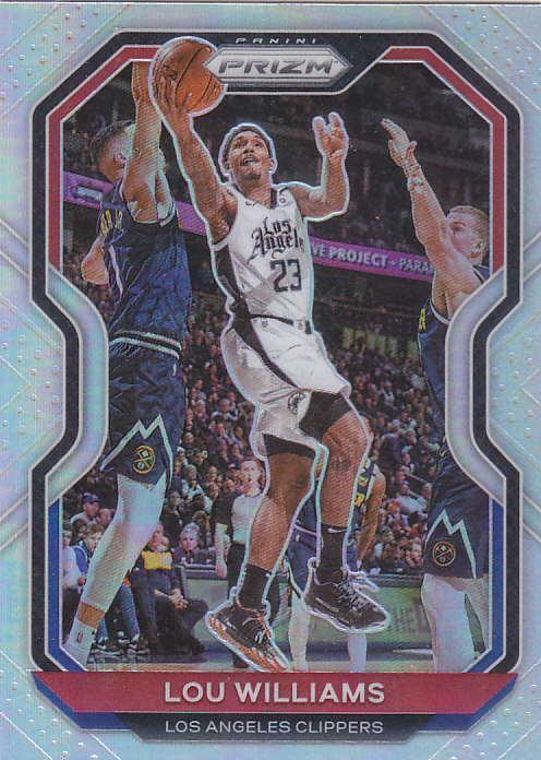 NBA球星卡帕尼尼2021Prizm普卡银折凑套#151路易斯威廉姆斯