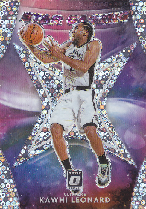 NBA球星卡2021Optic泡泡折摘星特卡#12莱昂纳德