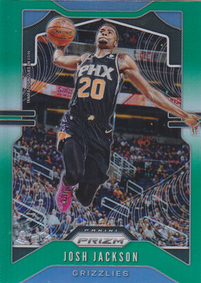 NBA球星卡帕尼尼1920Prizm普卡绿折射#90约什-杰克逊