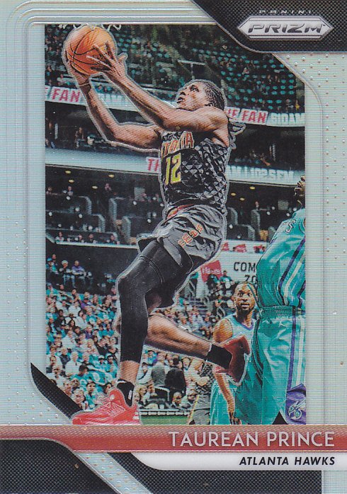 NBA球星卡panini1819Prizm银折#38陶林普林斯