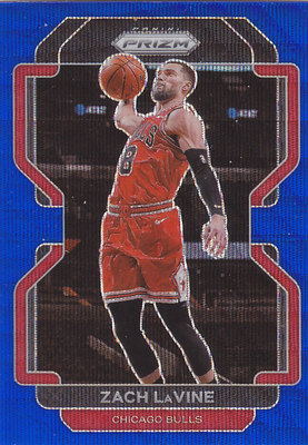 NBA球星卡2122Prizm普卡蓝波纹折凑套#107拉文