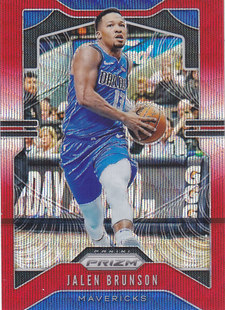 NBA球星卡panini1920Prizm普卡红波纹折射凑套 布伦森 78贾伦