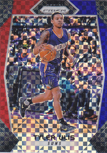 NBA帕尼尼球星卡Prizm1718普卡三色折凑套#67泰勒尤利斯