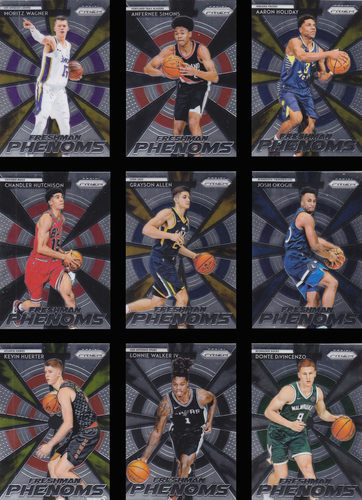 NBA球星卡帕尼尼1819Prizm新秀特卡FreshMan凑套