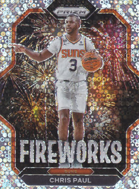 NBA球星卡Prizm2223特卡Fireworks凑套泡泡折#11克里斯保罗