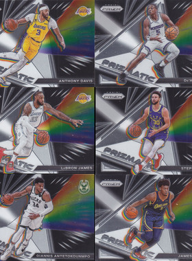 NBA帕尼尼球星卡Prizm2122棱镜特卡Prizmatic凑套No21-30