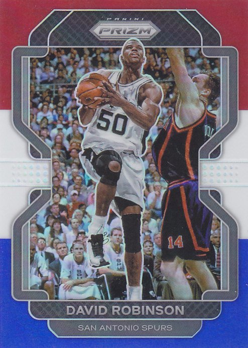 NBA球星卡帕尼尼2122Prizm三色折凑套#242大卫罗宾逊