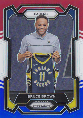 NBA球星卡2324Prizm普卡三色折射凑套#67布鲁斯布朗