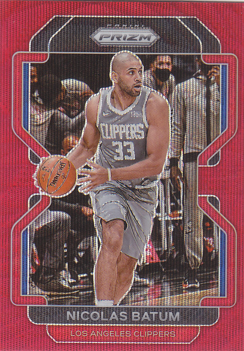 NBA球星卡帕尼尼2122Prizm普卡红波纹折凑套#200巴图姆