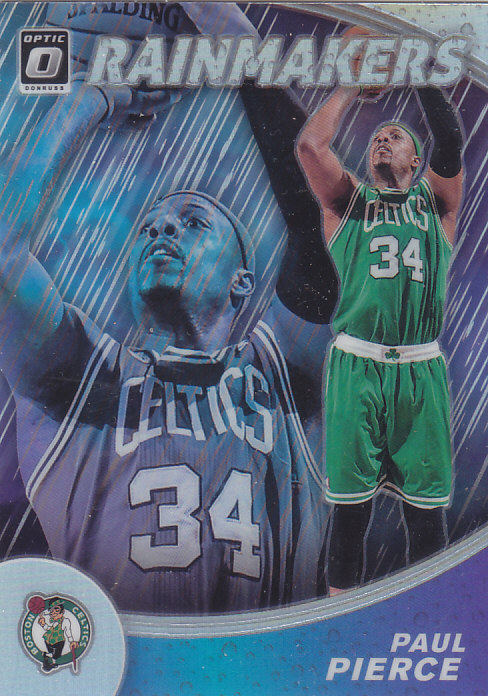 NBA球星卡panini1920Optic造雨者特卡银折#7保罗皮尔斯