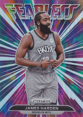 NBA球星卡Prizm2122特卡银折Fearless凑套#14詹姆斯哈登