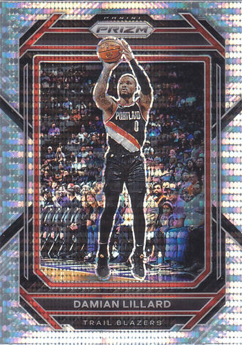 NBA球星卡2223Prizm普卡pulsar脉冲折凑套#62利拉德