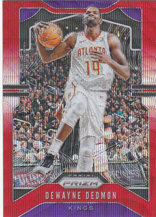nba球星卡panini1920prizm普卡红波纹折射凑套#37德维恩-戴德蒙